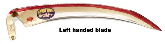Left handed blade