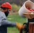 Elliot pressing apples