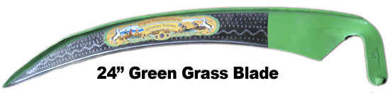 24" Green Grass Blade