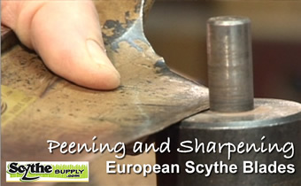 Peening & Sharpening European Scythe Blades